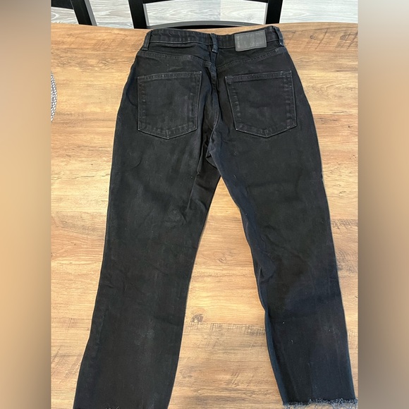 **SOLD ** Frank & Oak Black Ankle Jeans - Picture 2 of 3